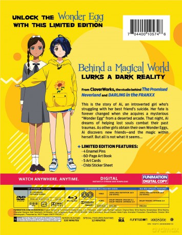 Wonder Egg Priority: The Complete Season [2xBlu-Ray]+[2DVD]