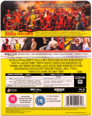 Deadpool & Wolverine (steelbook) [Blu-Ray 4K]+[Blu-Ray]