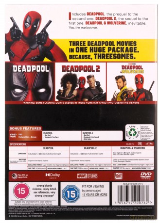 Deadpool 1-3 [3DVD]