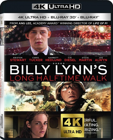 Billy Lynn's Long Halftime Walk (Najdłuższy marsz Billy'ego Lynna) [Blu-Ray 4K]+[Blu-Ray 3D]+[Blu-Ray]