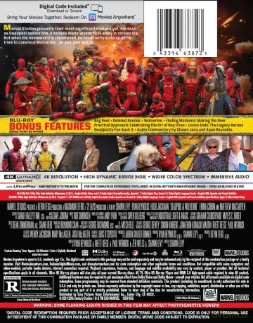 Deadpool & Wolverine (steelbook) [Blu-Ray 4K]+[Blu-Ray]
