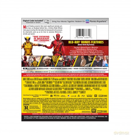 Deadpool & Wolverine [Blu-Ray 4K]+[Blu-Ray]