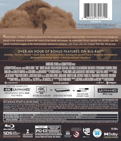 Dune (Diuna) [Blu-Ray 4K]+[Blu-Ray]
