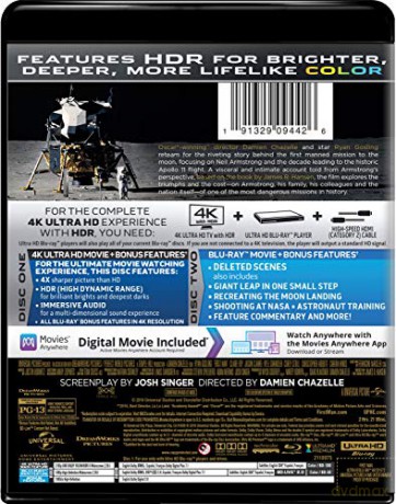 First Man (Pierwszy człowiek) [Blu-Ray 4K]+[Blu-Ray]