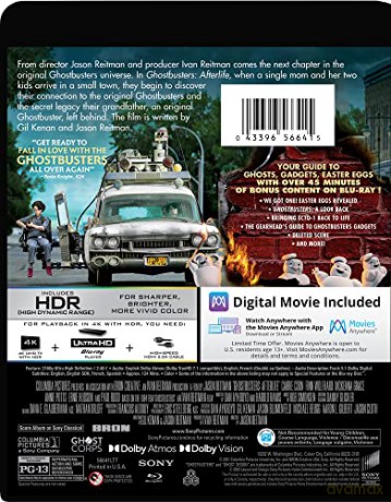 Ghostbusters: Afterlife (Pogromcy duchów. Dziedzictwo) [Blu-Ray 4K]+[Blu-Ray]