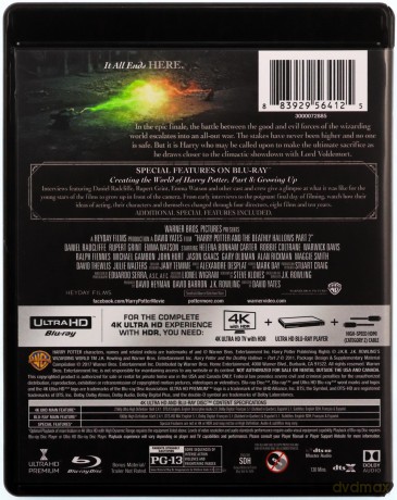 Harry Potter and the Deathly Hallows Part 2 (Harry Potter i Insygnia Śmierci: Część II) [Blu-Ray 4K]+[Blu-Ray]