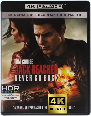 Jack Reacher: Never Go Back (Jack Reacher: Nigdy nie wracaj) [Blu-Ray 4K]+[Blu-Ray]