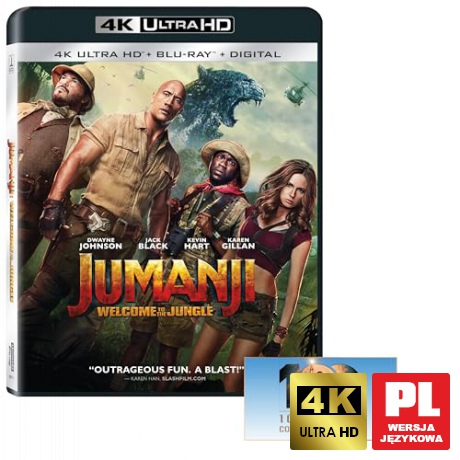 Jumanji: Przygoda w dżungli [Blu-Ray 4K]+[Blu-Ray]