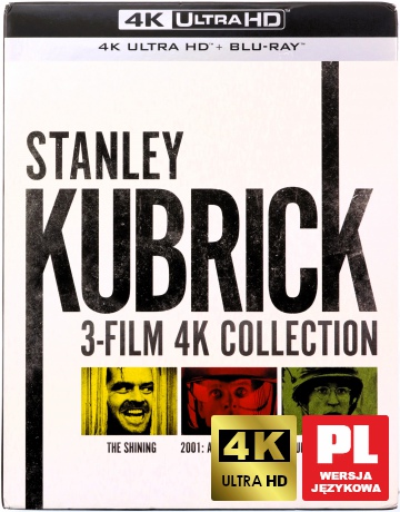 Kubrick 3-Film Collection: 2001: Odyseja kosmiczna / Lśnienie / Full Metal Jacket [3xBlu-Ray 4K]+[4xBlu-Ray]