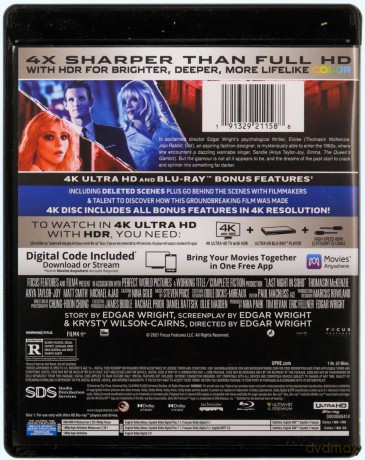Last Night in Soho (Ostatniej nocy w Soho) [Blu-Ray 4K]+[Blu-Ray]