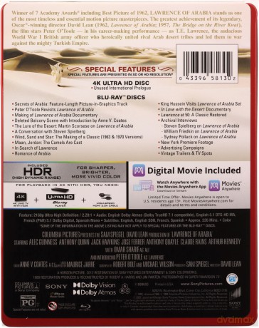 Lawrence z Arabii (steelbook) [Blu-Ray 4K]+[Blu-Ray]
