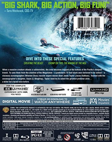 The Meg [Blu-Ray 4K]+[Blu-Ray]