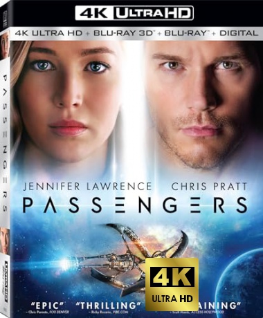 Passengers (Pasażerowie) [Blu-Ray 4K]+[Blu-Ray 3D]+[Blu-Ray]
