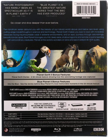Planet Earth II / Blue Planet II [3xBlu-Ray 4K]+[4xBlu-Ray]