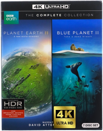 Planet Earth II / Blue Planet II [3xBlu-Ray 4K]+[4xBlu-Ray]