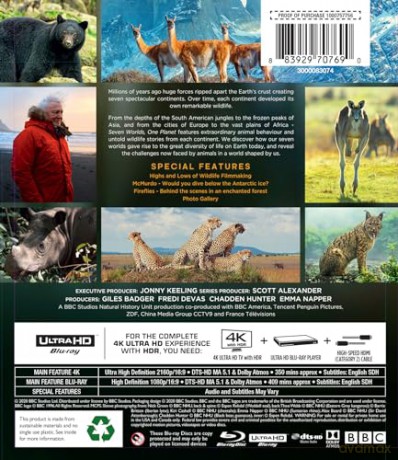 Seven Worlds, One Planet [3xBlu-Ray 4K]+[3xBlu-Ray]