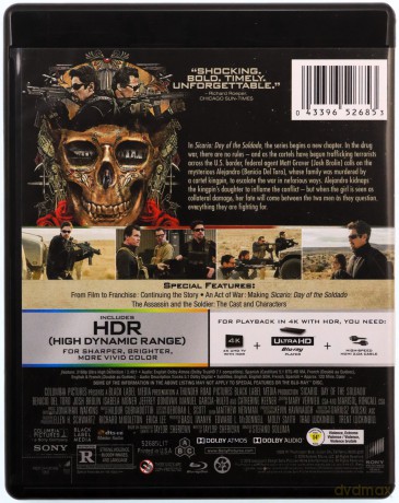 Sicario: Day of the Soldado (Sicario 2: Soldado) [Blu-Ray 4K]+[Blu-Ray]