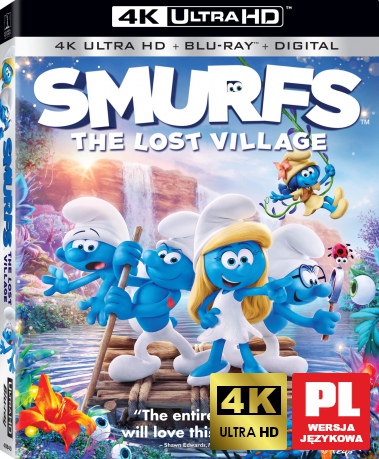 Smerfy: Poszukiwacze zaginionej wioski [Blu-Ray 4K]+[Blu-Ray]