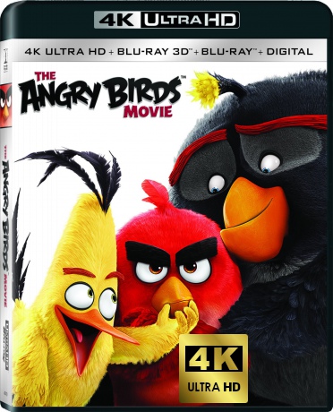 The Angry Birds Movie (Angry Birds Film) [Blu-Ray 4K]+[Blu-Ray 3D]+[Blu-Ray]