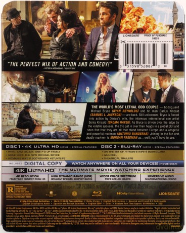 The Hitman's Wife's Bodyguard (Bodyguard i żona zawodowca) [Blu-Ray 4K]+[Blu-Ray]