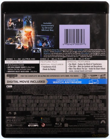 Transformers [Blu-Ray 4K]+[Blu-Ray]