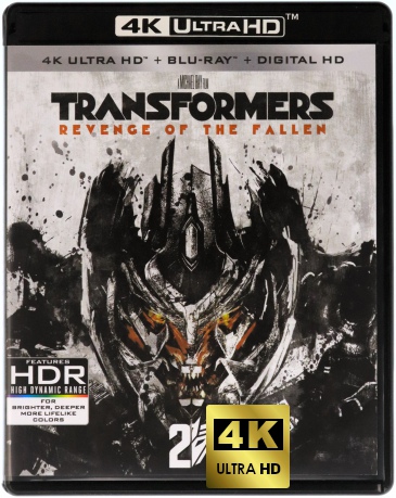 Transformers: Revenge of the Fallen (Transformers: Zemsta upadłych) [Blu-Ray 4K]+[Blu-Ray]