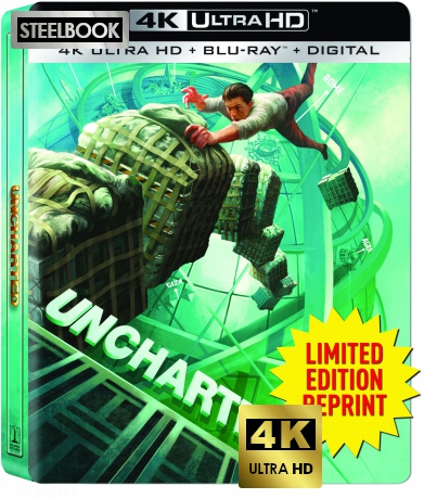 Uncharted (steelbook) [Blu-Ray 4K]+[Blu-Ray]