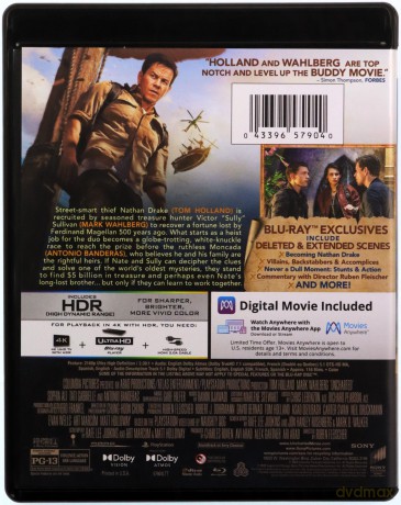 Uncharted [Blu-Ray 4K]+[Blu-Ray]