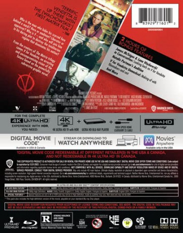 V jak vendetta [BOX] [Blu-Ray 4K]+[Blu-Ray]