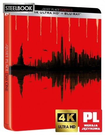 Ciche miejsce: Dzień pierwszy (steelbook) [Blu-Ray 4K]+[Blu-Ray]