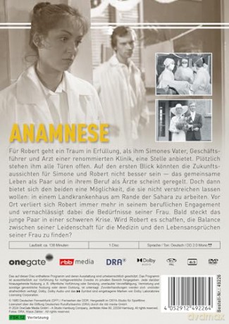 Anamnese (DDR TV-Archiv) [DVD]