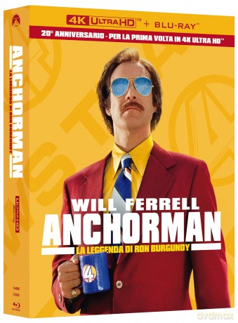 Anchorman: The Legend of Ron Burgundy (Legenda telewizji) [Blu-Ray 4K]+[Blu-Ray]