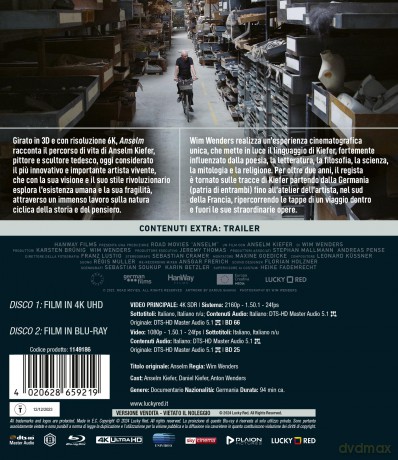 Anselm [Blu-Ray 4K]+[Blu-Ray]