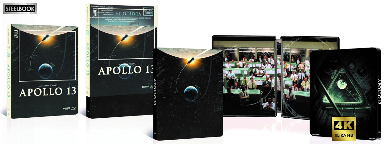 Apollo 13 (The Film Vault) (steelbook) [Blu-Ray 4K]+[Blu-Ray]