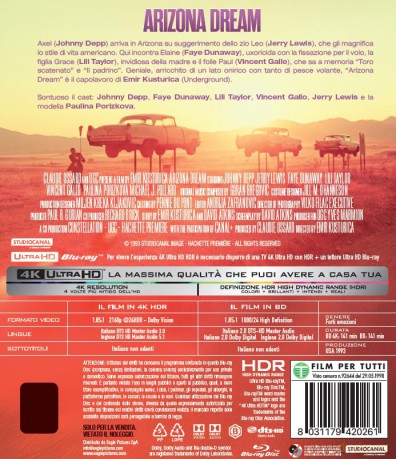 Arizona Dream [Blu-Ray 4K]+[Blu-Ray]