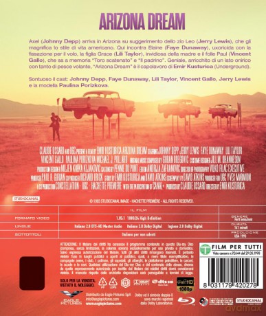 Arizona Dream Bd [Blu-Ray]
