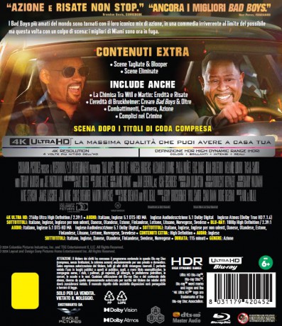 Bad Boys: Ride Or Die [Blu-Ray 4K]+[Blu-Ray]