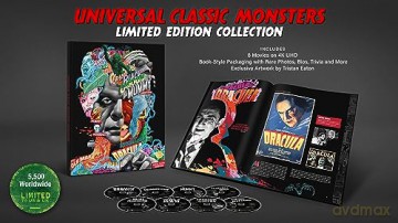 Classic Monsters: Dracula / The Mummy / The Bride of Frankenstein / Phantom of the Opera / Creature from the Black Lagoon [8xBlu-Ray 4K]