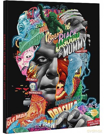 Classic Monsters: Dracula / The Mummy / The Bride of Frankenstein / Phantom of the Opera / Creature from the Black Lagoon [8xBlu-Ray 4K]