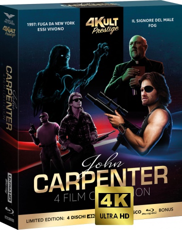 John Carpenter: The Fog / Escape from New York / Prince of Darkness / They Live [4xBlu-Ray 4K]+[Blu-Ray]