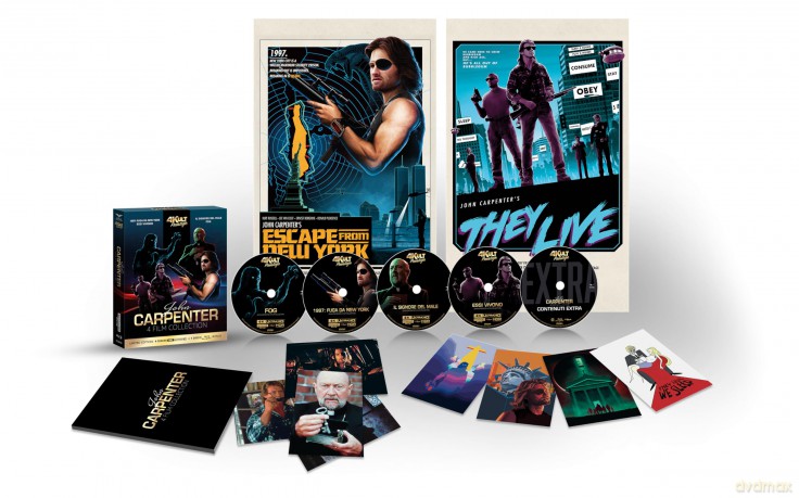 John Carpenter: The Fog / Escape from New York / Prince of Darkness / They Live [4xBlu-Ray 4K]+[Blu-Ray]