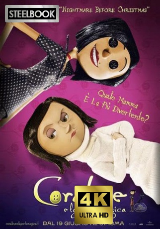 Coraline E La Porta Magica (Steelbook 4K UHD + Blu-ray) [Blu-Ray 4K]