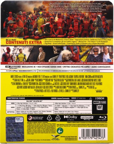 Deadpool & Wolverine (steelbook) [Blu-Ray 4K]+[Blu-Ray]	