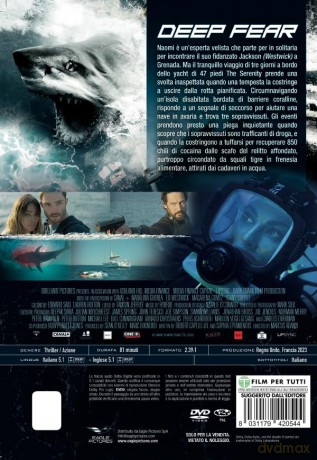 Deep Fear - Squali Negli Abissi - Bd [Blu-Ray]