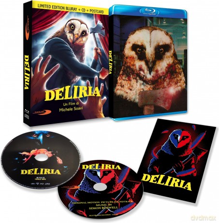 Deliria, Blu-Ray, CD, Postcard in Slipcase Nobilitato [Blu-Ray]