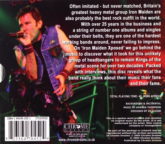 Iron Maiden: X-Posed Interview [CD]