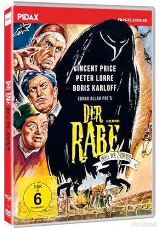 Der Rabe - Duell der Zauberer (The Raven) Kult Horror Komödie nach Edgar Allan Poe - Starbesetzt mit Vincent Price, Peter Lorre und Boris Karloff (Pidax Film-Klassiker) [DVD]