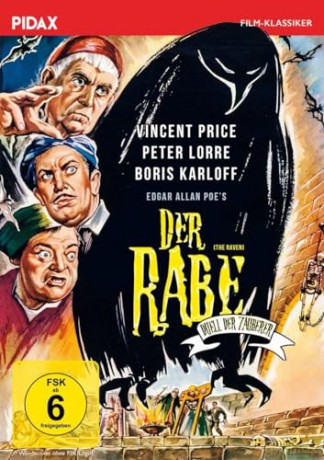 Der Rabe - Duell der Zauberer (The Raven) Kult Horror Komödie nach Edgar Allan Poe - Starbesetzt mit Vincent Price, Peter Lorre und Boris Karloff (Pidax Film-Klassiker) [DVD]