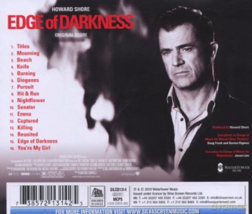 Edge of Darkness soundtrack (Furia) (Howard Shore) [CD]