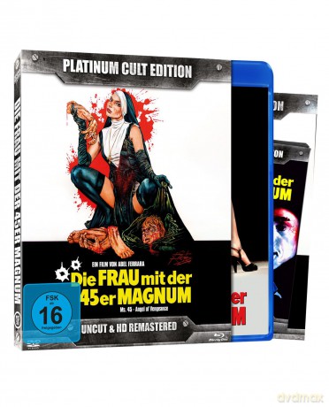 Die Frau mit der 45er Magnum - Platinum Cult Edition 55 - Limitiert auf 500 Stück - mit Booklet und Sammelcoupon (Blu-ray + DVD) [Blu-Ray]
